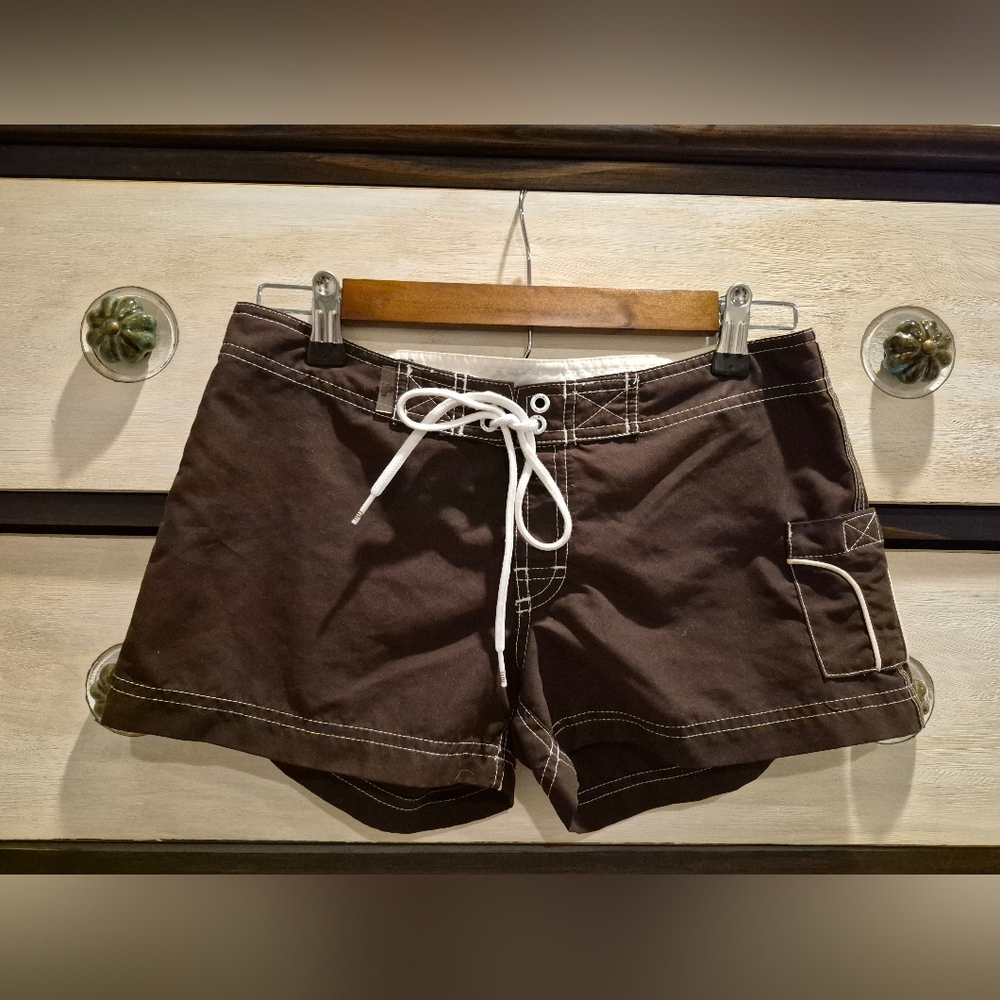 Lilu Chocolate Brown Board Shorts